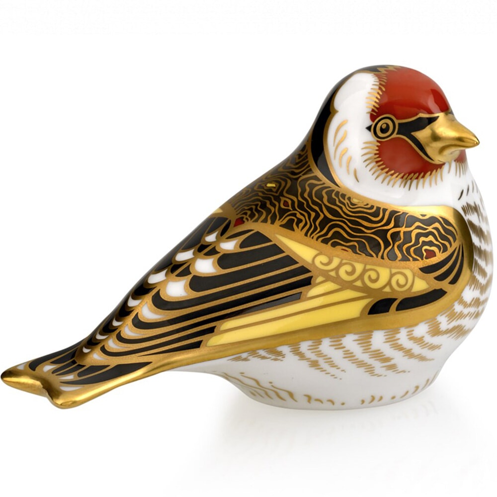 Royal Crown Derby Goldfinch Paperweight